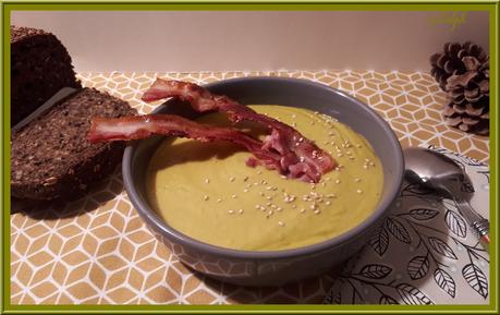 Velouté de Petits pois Carottes et Lait de coco Velouté de Petits pois Carottes et Lait de coco