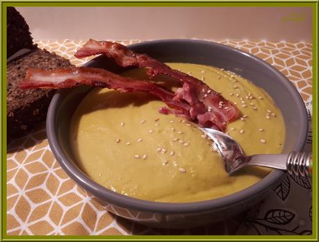 Velouté de Petits pois Carottes et Lait de coco Velouté de Petits pois Carottes et Lait de coco
