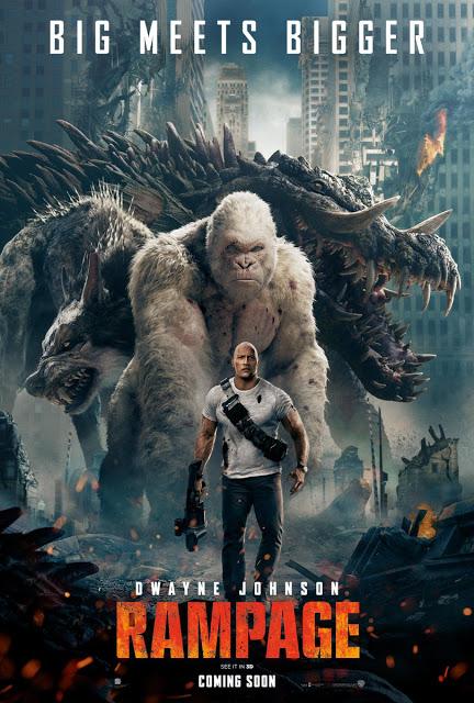 Nouvelle affiche UK pour Rampage de Brad Peyton