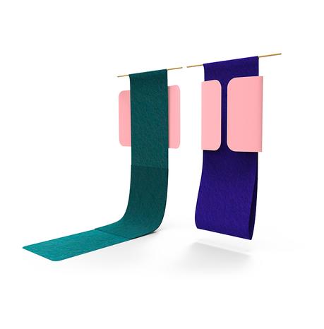 Ta-pi-pause : tapis décoratif vous invitant à venir faire une pause par Pauline Liogier & Julie Liogier