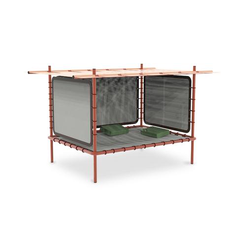 Abri est une structure d’extérieur qui vous permet de faire une pause dans le quotidien par Thibault Malavieille