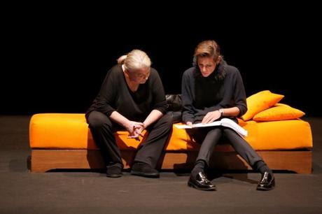 Josiane Balasko et Hélène Fillières (metteur en scène de la pièce).