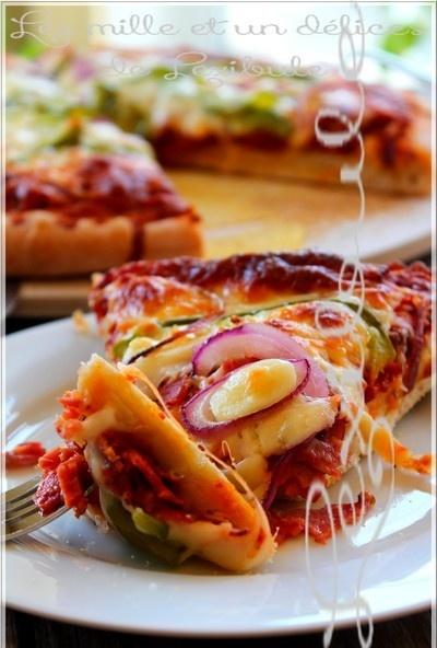 ~Pizza au smoked meat~ ~Pizza au smoked meat~