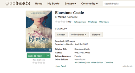 [Ma vie d’auteur] – « Bluestone Castle » est disponible en précommande !