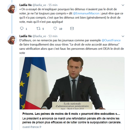 [Thread] Macron, les détenus et le droit de vote