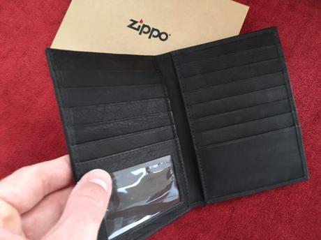 Porte-cartes en cuir Zippo