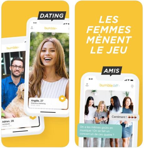 App (de rencontre) du jour : Bumble, les femmes mènent le jeu