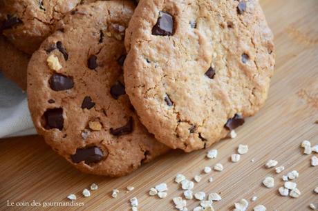 Cookies vegan au chocolat et noix