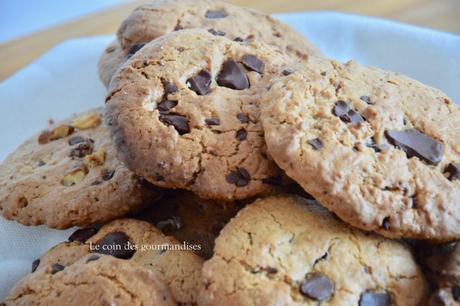 Cookies vegan au chocolat et noix