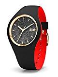 Ice-Watch - ICE loulou Black Glitter - Montre noire pour femme avec bracelet en silicone - 007227 (Small)