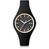 5 Ice-Watch à gagner entre montre et voiture ! Ice-Watch - ICE glitter Black - Montre noire pour femme avec bracelet en silicone - 001349 (Small)