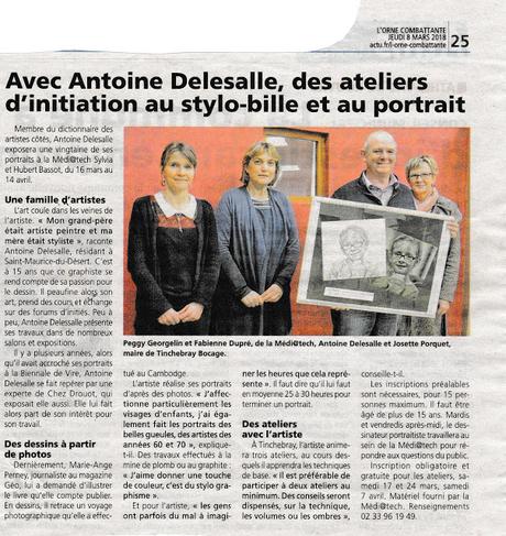 Article de presse Antoine Delesalle