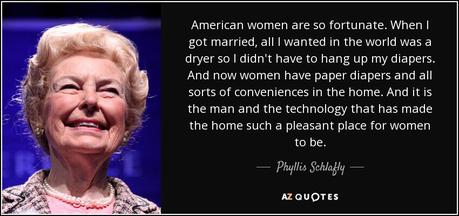 Thursday Thunder: Phyllis Schlafly, the ultimate feminist traitor