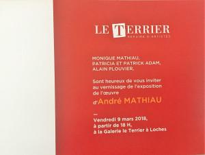 LE TERRIER (repaire d’Artistes) LOCHES André MATHIAU