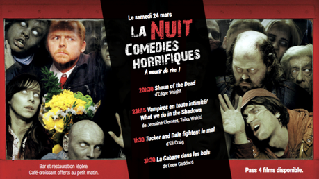 Samedi 24 mars, La Nuit Comédies horrifiques à mourir de rire, à l’Institut Lumière