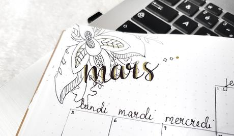 Bullet journal  #3  Mars, le printemps arrive !