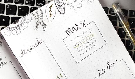 Bullet journal  #3  Mars, le printemps arrive !