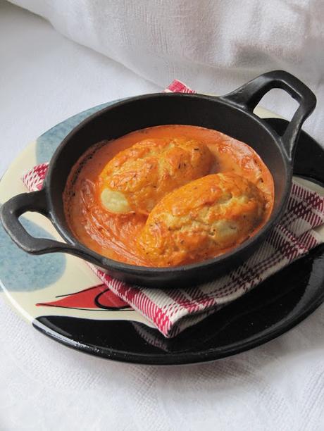 Quenelles de poisson, sauce Aurore Quenelles de poisson, sauce Aurore