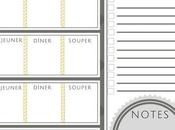 menu imprimer pour planifier repas