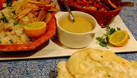 Tofu aux parfums indiens avec sauce au cari vert