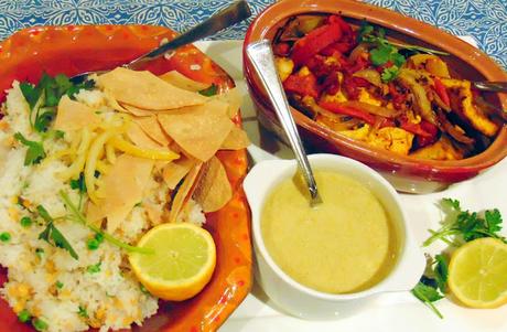 Tofu aux parfums indiens avec sauce au cari vert