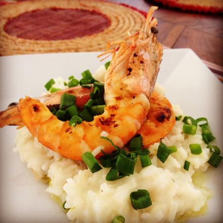 Sweet Kwisine, risotto, citron vert, lemon, crevettes, shrimps, cuisine antillaise