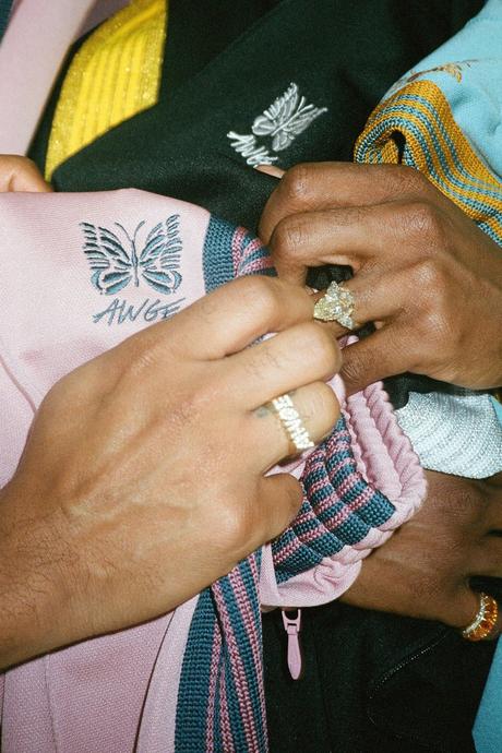 A$ap Rocky est présent dans le lookbook de la collection AWGE x Needles