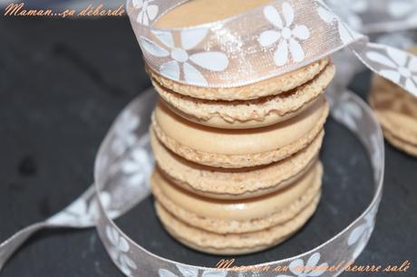 Macaron au caramel beurre salé