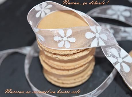 Macaron au caramel beurre salé