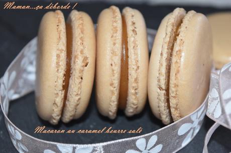 Macaron au caramel beurre salé