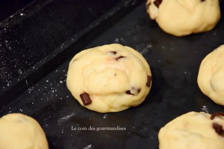 Briochettes aux pépites de chocolat Briochettes aux pépites de chocolat