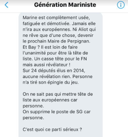 l’ école maternelle du #FN ne développe visiblement pas l’intelligence…#FNJ #racisme #homophobie #complotisme #xenophobie l’ école maternelle du #FN ne développe visiblement pas l’intelligence…#FNJ #racisme #homophobie #complotisme #xenophobie