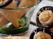 ~Mini-cornets beurre d'érable chocolat~