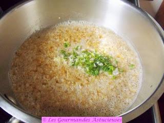 Boulgour santé aux mouron, persil et ail (Vegan)