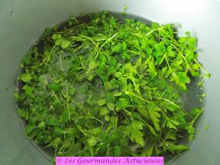 Boulgour santé aux mouron, persil et ail (Vegan)