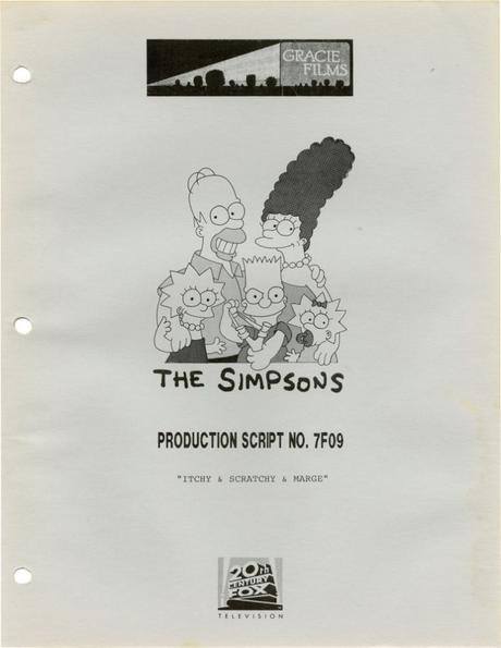 Le scénario annoté d’un épisode des Simpsons