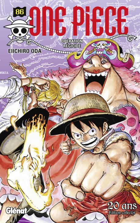 Une nouvelle couverture collector « 20 ans » pour le tome 86 de One Piece chez Glénat