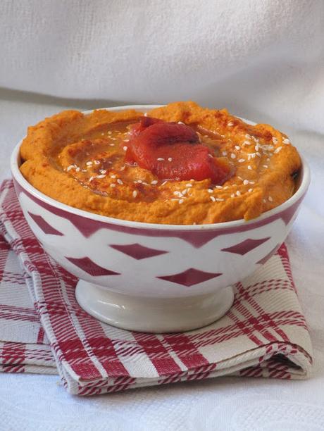 Houmous aux poivrons rouges Houmous aux poivrons rouges