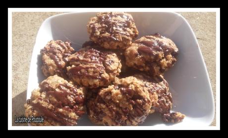 Biscuits croquants  à l'avoine et au chocolat (sans gluten, végétaliens) au thermomix ou sans 