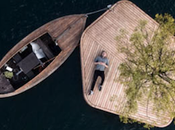 DESIGN flottante avec seul arbre port Copenhague