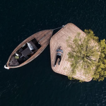 DESIGN : Une île flottante avec un seul arbre au port de Copenhague