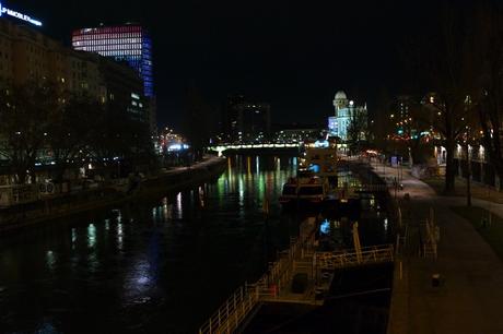 vienne nuit canal danube