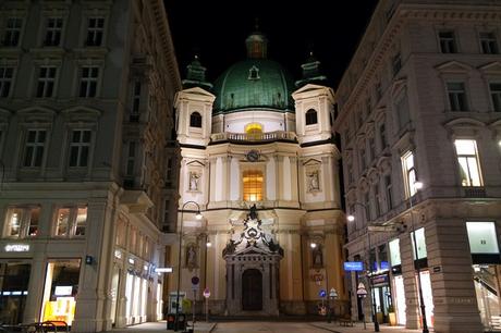 vienne nuit peterskirche graben église saint-pierre