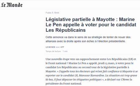 #FNLR : le doute n’est plus permis #Mayotte #LR #FN #FNLR : le doute n’est plus permis #Mayotte #LR #FN