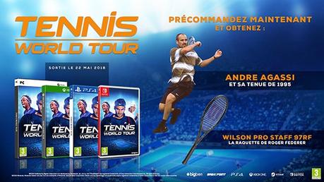 Les bonus de précommande de Tennis World Tour sont connus ! tennis world tour bonus précommande xbox one switch ps4 pc