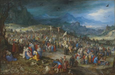 Jan Brueghel L'ancien ca 1598 Calvary Munich, Germany, Alte Pinakothek