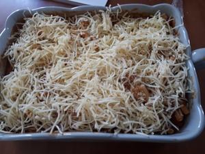 Gratin de Macaroni à la Bolognaise Cliquer sur les photographies pour les agrandir