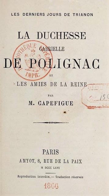 Les lectures françaises du roi Louis II de Bavière (4):  l'oeuvre historique de Jean-Baptiste Capefigue