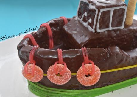Le gâteau bateau en 3 D