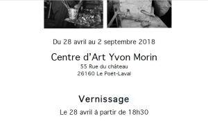 CENTRE D’ART YVON MORIN -Le Poet- Laval – exposition JACQUES POUCHAIN 28 Avril au 2 Septembre 2018
